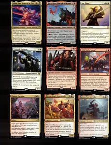 Slash of the Samurai-100 Card Magic the Gathering Commander Deck-Rare-Mythic-MTG - Picture 1 of 10