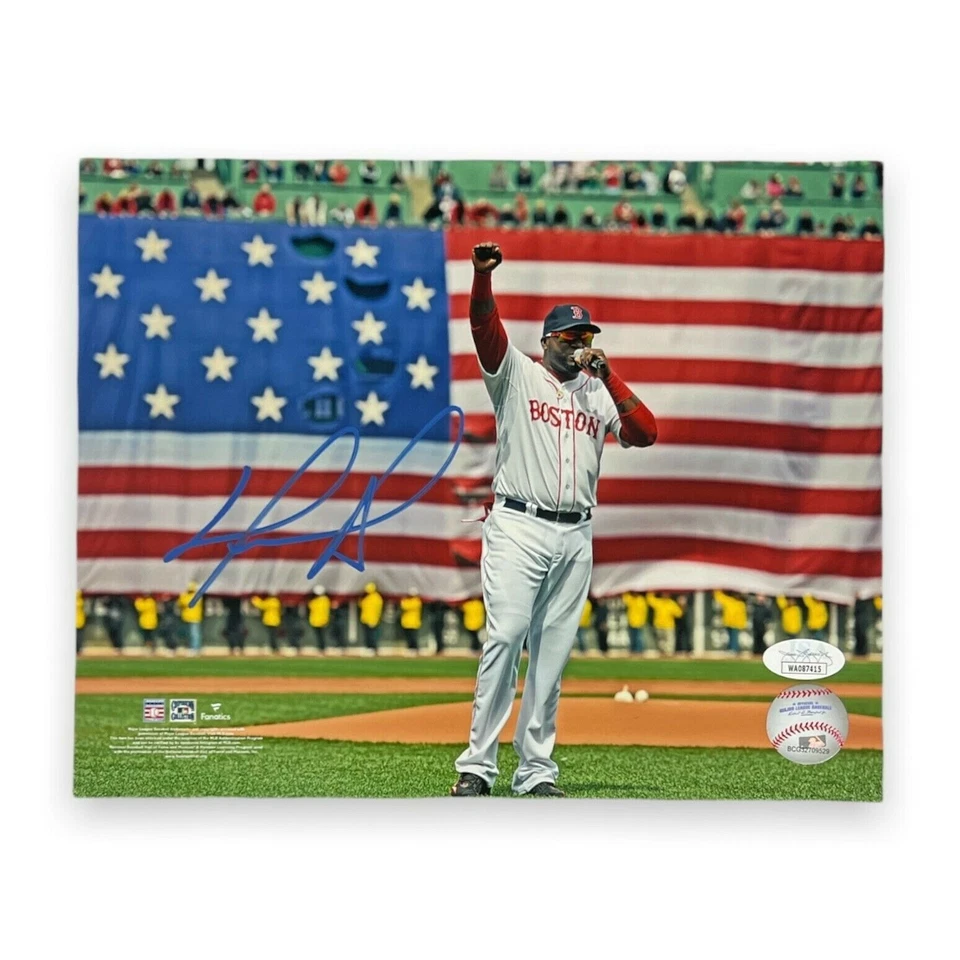 David Ortiz Signed Autographed 8x10 Photo Boston Red Sox JSA - Image 1 of 1