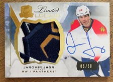 2015-16 Upper Deck The Cup Limited Logos #LL JJ - Jaromir Jagr /50 (Panthers)