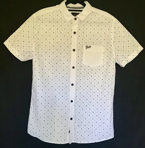 Teen/Men Mooks Short Sleeved White Cotton Shirt - Picture 1 of 3