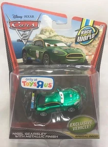 Disney Pixar 2010 Cars 2: Nigel Gearsley con acabado metálico - verde Ransburg 1:55 - Imagen 1 de 12