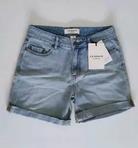 COUNTRY ROAD Denim Shorts Light Blue Wash size 6 BNWT NEW WITH TAGS Jean - Picture 1 of 8
