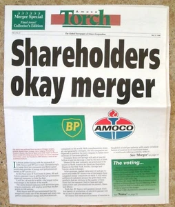 Amoco Torch Final Newspaper BP Merger Dec. 21, 1998 Vol. 8 No.23 - Picture 1 of 1