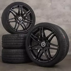 Original Mercedes AMG SL 231 CLS C218 X218 19 Zoll Sommerreifen Felgen schwarz - Bild 1 von 5