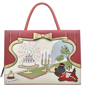 Borsa nuova con etichette 'The Radley Hotel' firma immagine Multiway Xbody pelle rossa £ 299 - Foto 1 di 3