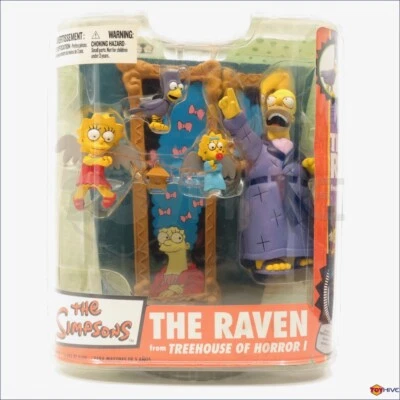 Juego de 1 figura de Los Simpson El cuervo de Treehouse of Horror de McFarlane Toys 	 Foto 1 de 3