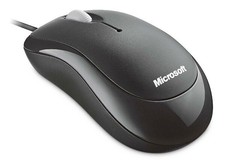 Microsoft Wired Basic Optical Mouse for Business - Black Brand New 4YH-00005