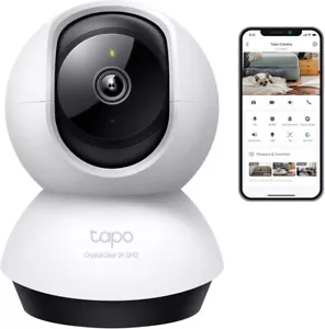 TP-Link Tapo C220 Sphärisch IP-Sicherheitskamera Drinnen 2560 x 1440 Pixel Tisch - Bild 1 von 8
