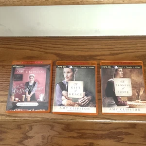 LOT OF 3 AMISH AUDIOBOOKS ~ MP3-CD ~ Amy Clipston ~The Gift of Grace +Promise of - Picture 1 of 3