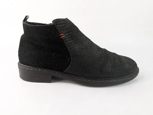 Rieker Black Leather Ankle Boots UK 5 EU 38 - Picture 1 of 5