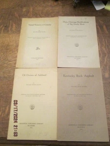 4 Pamphlets Willard R. Jillson Kentucky From Pan-American Geologist 1924-1926 - Picture 1 of 10
