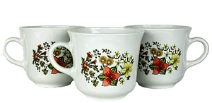 Lot Of 3 Corning/Corelle Indian Summer Orange & Yellow Flowers On White Cup New - Picture 1 of 6