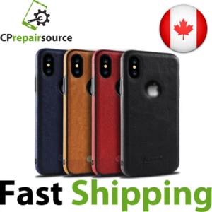 Coque téléphone luxe Classic Series PU cuir coutures pour Samsung iPhone - Photo 1 sur 3