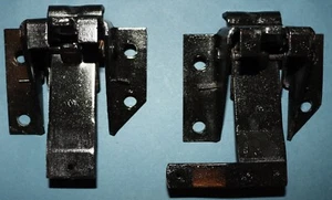 OEM 1953 1954 1955 1956 1957 Corvette hood catches, 1 pair w/ OEM TR bolts - Picture 1 of 6