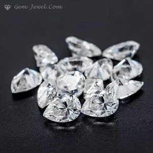 5 X 3 MM 0.20 Carat Full White Pear Tear Drop Cut Loose Moissanite for Ring - Picture 1 of 10