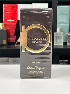 Ferragamo Spicy Leather Eau de Parfum for Men 3.3 fl. oz. / 100ml - Picture 1 of 3