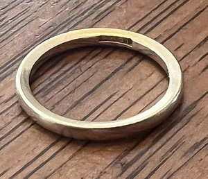 Antique JR Woods & Sons 18KW Wedding Band Ring Sz 7.75 - Picture 1 of 5