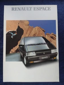 Renault Espace Prospekt 9.1989 - Bild 1 von 4
