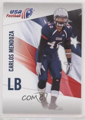 2012 Upper Deck USA Football Box Set Carlos Mendoza #10 - Image 1 of 2
