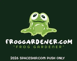 froggardener.com zwei Wort .com Domainname Raumschiff Push 2026 - Bild 1 von 1