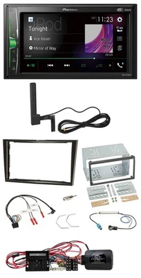 Pioneer MP3 DAB Lenkrad 2DIN Bluetooth Autoradio für Opel Corsa D Klavierlack 09 - Bild 1 von 4