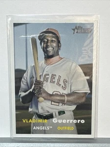 Vladimir Guerrero 2006 Topps Heritage #86 - - Los Angeles Angels (HOF) - Picture 1 of 10