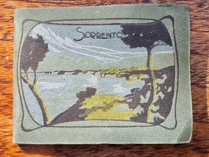 antik Leporello Miniatur Faltheftchen mit alten Ansichten Sorrento Sorrent - Bild 1 von 9