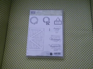 Stampin Up SCHEUNENTOR Stempelset Weihnachtskranz 145865 - Bild 1 von 3