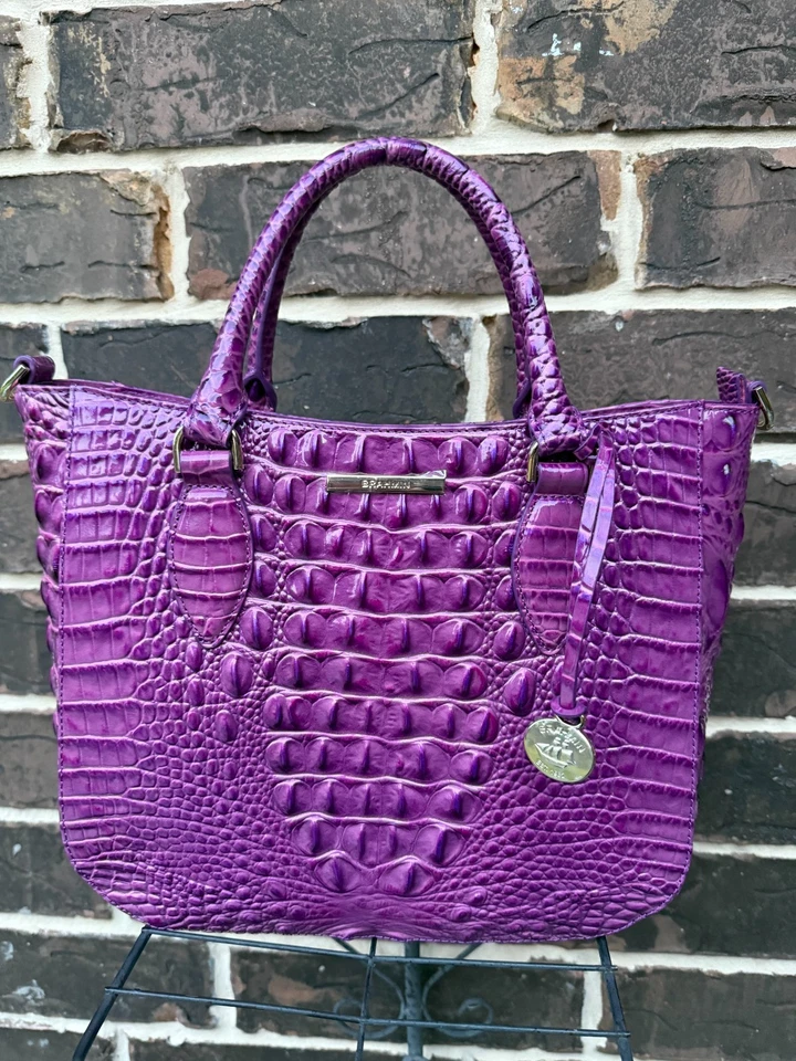 Brahmin - Small Lena Satchel - Dewberry Melbourne