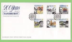 Guernsey 1999 200 Years of Sandhurst set on First Day Cover - Picture 1 of 1