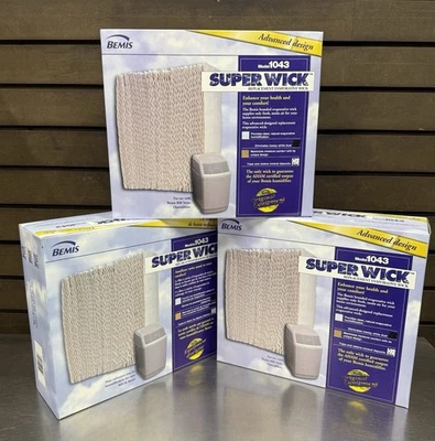 Lote de 3 - Filtro de mecha de repuesto Bemis 1043 Super Wick - Nuevo Foto 1 de 4