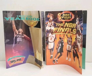 1999-2000 San Antonio Spurs Yearbook and NBA Final Program VGUC - Picture 1 of 16
