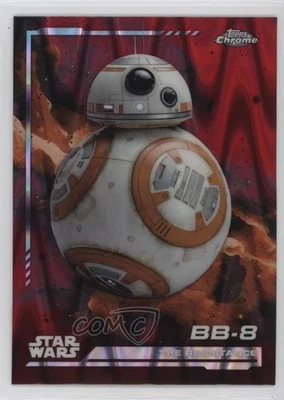 Refrator 2024 Topps Chrome Star Wars Blaster vermelho RayWave BB-8 #110 09gw - Imagem 1 de 3