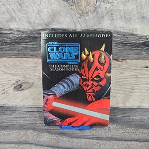 Star Wars: The Clone Wars - The Complete Season Four (DVD, 2012, 4-Disc Set) - Picture 1 of 8