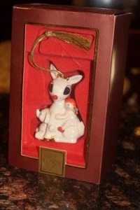LENOX Rudolph El Reno Nariz Roja Ornamento Misfit Friends 3.25" #792707 Sin usar, en caja - Imagen 1 de 2