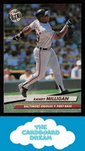 Randy Milligan 1992 Ultra #8 Baltimore Orioles Baseballkarte - Bild 1 von 2