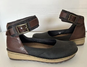 TOP! 139 $ NAOT "Sycamore" Leder Colorblock Knöchelriemen SCHUHE Größe 39 US 8 - Bild 1 von 12