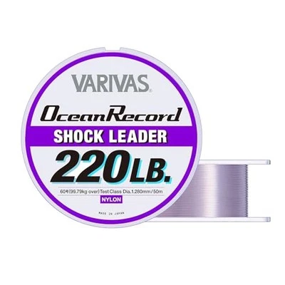 VARIVAS Ocean Record Shock Leader 50 m 220 lb.(#60)NUEVO Foto 1 de 4