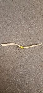 3 Chamois Worms Fl Yellow 3.8mm Beads Size 10 Kamasan B175s Trout Flies