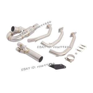 For CF-MOTO 675SR 675SS 2024-2025 Slip Exhaust System Header Link Pipe Steel Tip - Picture 1 of 6
