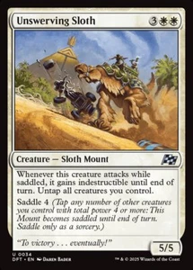 MTG Mint Singles - 4 x Unswerving Sloth 0034 | DFT | NM/M | SYD - Picture 1 of 1