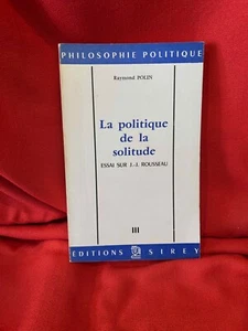 POLIN - La Politique de la solitude, essai sur la Philosophie politique. 1871. - Imagen 1 de 6