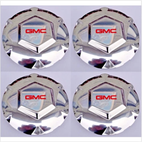 New 4pcs 02-07 GMC Envoy 02-06 XL 04-05 XUV Chrome Center Wheel Hub Caps 17" Rim - Image 1 of 1