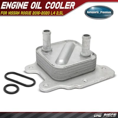 Enfriador de aceite de motor para Nissan Rogue 2016 2017 2018 2019 2020 L4 2,5 L 213053NU0A Foto 1 de 4