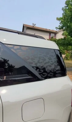 Adesivos de janela traseira com estampa de leopardo para 2021 - 2024 Ford Bronco Sport pré-cortados - Imagem 1 de 3