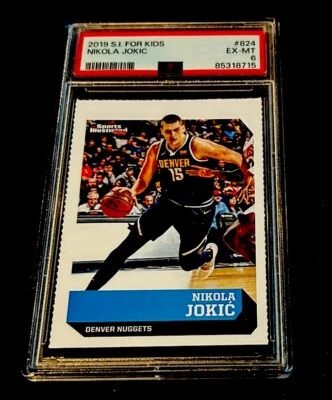 NIKOLA JOKIC RARE Sports Illustrated For Kids SI Denver Nuggets 2018 PSA 6 - Image 1 of 2