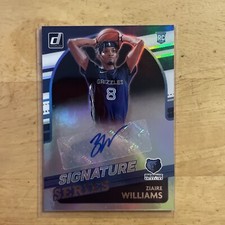 2021-22 Ziaire Williams Signature Series Rookie autograph holo prizm RC SS-ZWL