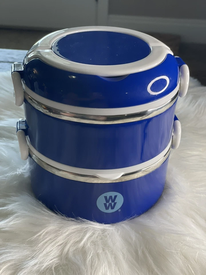 Lonchera apilable WEIGHT WATCHERS 2 contenedores asas de transporte plegables como nueva Foto 1 de 1