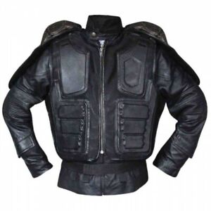 Karl Urban Judge Dredd Movie Jacket With Armour - Free Shipping