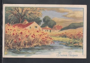 Cartolina Buona Pasqua Paesaggio ZB1087 - Picture 1 of 1